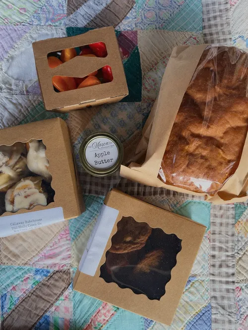 Local food products available through the Hub